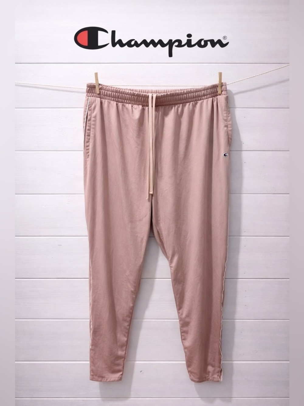 Champion pink track pants, size 3x